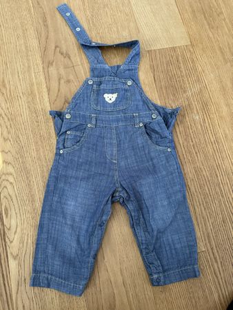 Steiff Baby Jeans Latzhose, Gr. 74, Top Zustand!