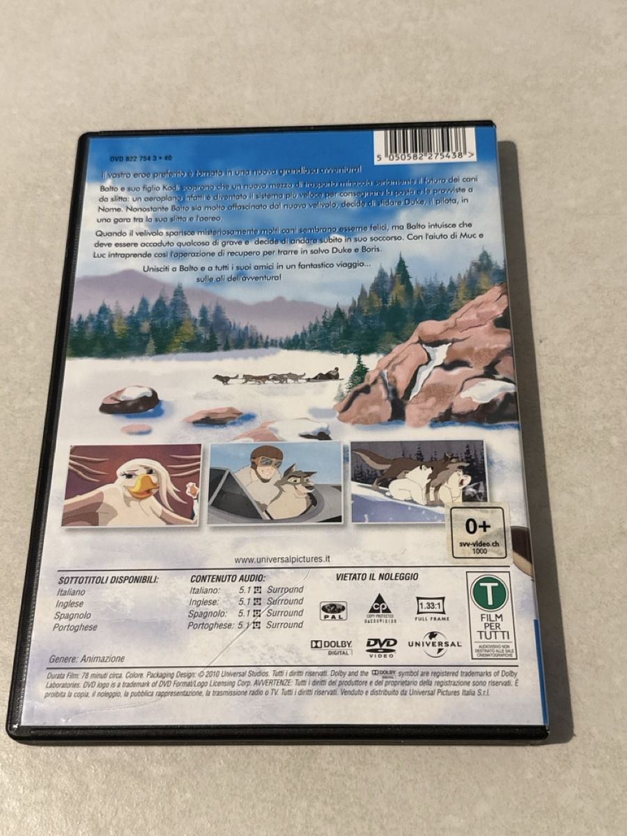 Tutti i DVDs: Balto – Usato da Cadenazzo venduto da nick995 1