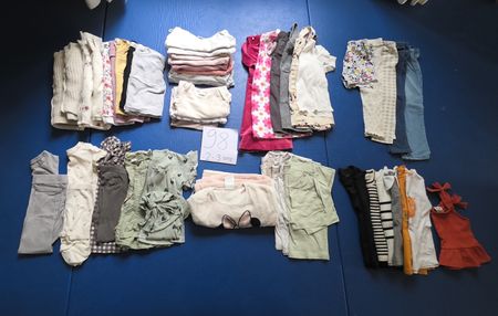 Vêtements Fille Taille 98/ 2-3 ans/ 57 pièces