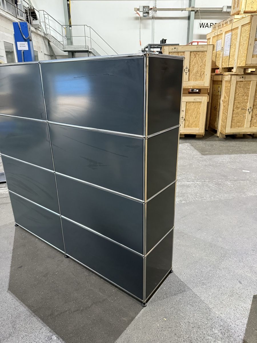 USM Scaffali: USM Haller Sideboard 2x4 Anthrazit Grau Q2 – Usato da Balsthal venduto da Designhaus.Schmitt 4