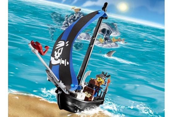 LEGO Pirates 7072 blaues Piratenboot Kaufen auf Ricardo