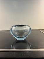 Vase Glas Herzform hellblau Holmegaard Per Lütken 50er