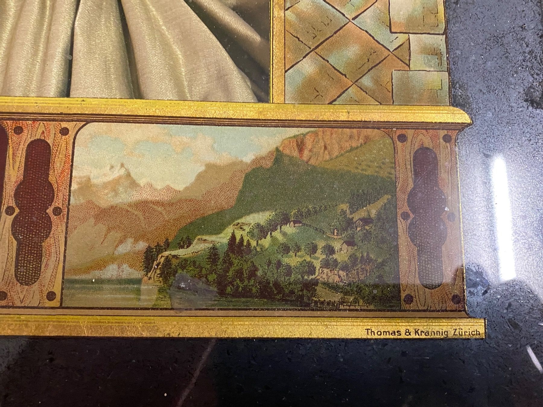 Poster & Bilder: Schweiz Rütlischwur Museumsstück mit Spieldose – Gebraucht aus Mosnang von Goldwasser 5