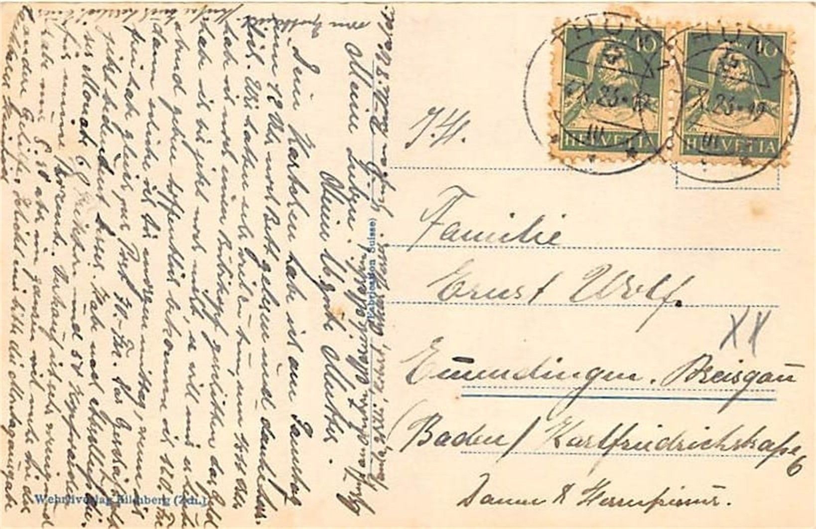 Cartes postales: Oberhofen – D'occasion à Ottikon b.Kemptth. par Neptun1974 1