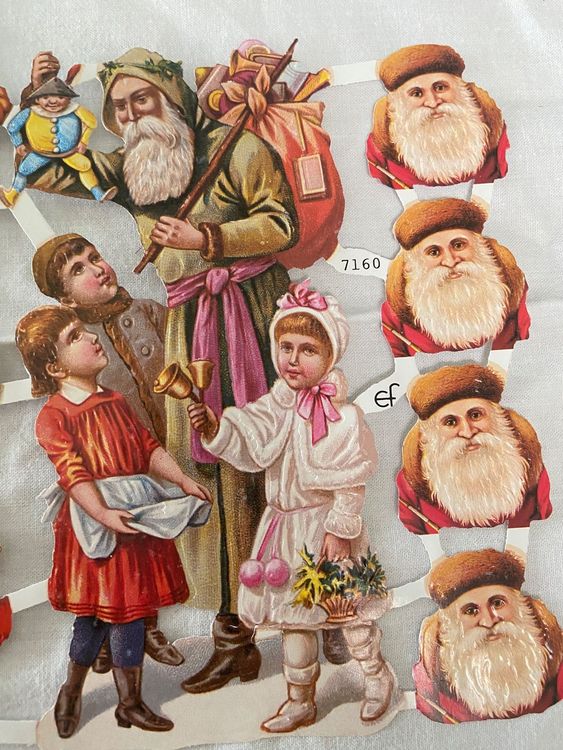 Oblaten Nostalgie Weihnachten Glanzbilder Nikolaus Kaufen auf Ricardo