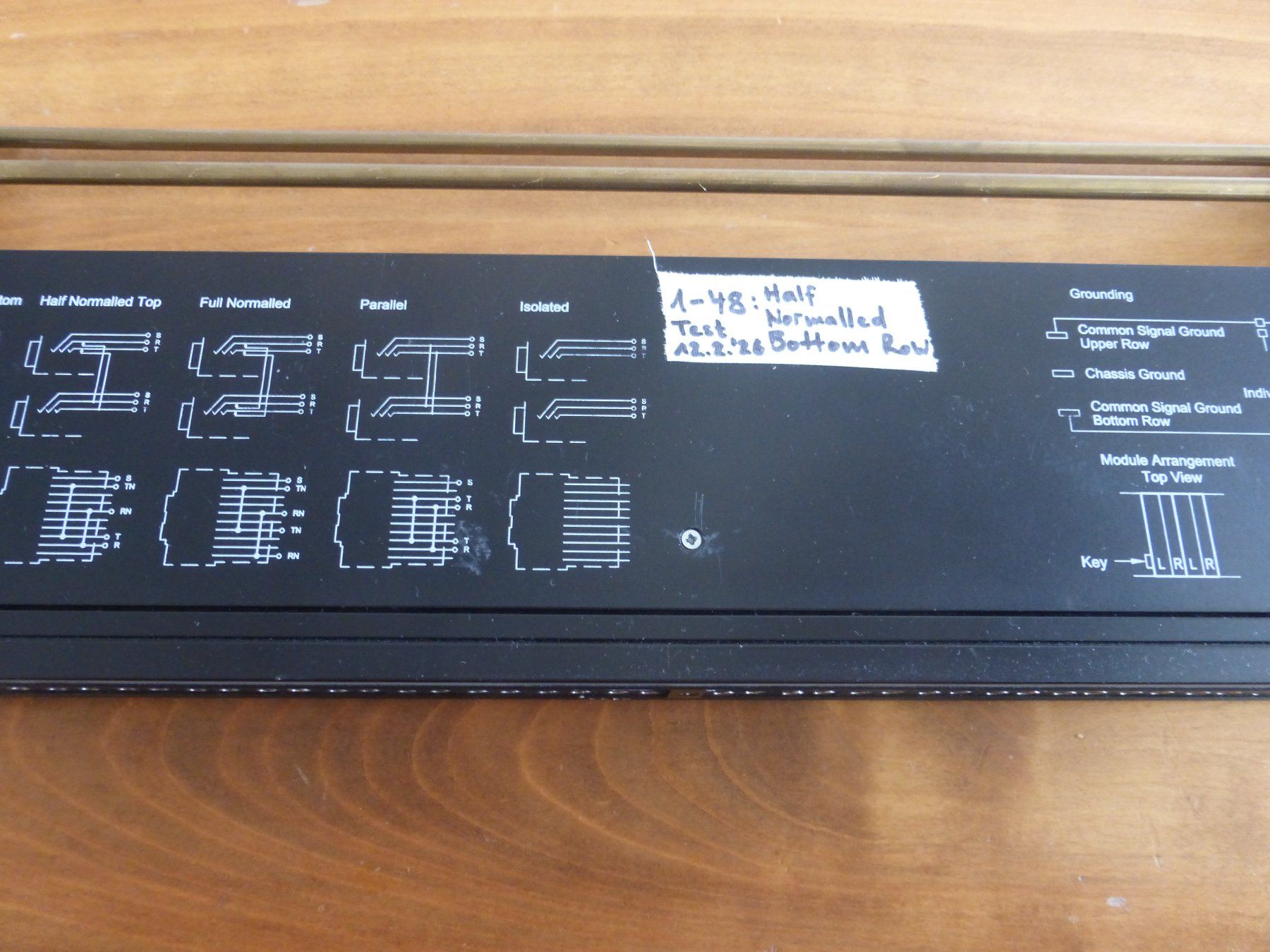 Neutrik Cavi: Neutrik NPPA TT PT Patchbay Nr.1 – Usato da Zumikon venduto da psisound 5