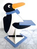 Pinguin Butler Stummer Diener Holzdekoration Kinder Ablage