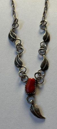 Halskette, Western Indianer Motiv, aus USA, ca. 41cm lang