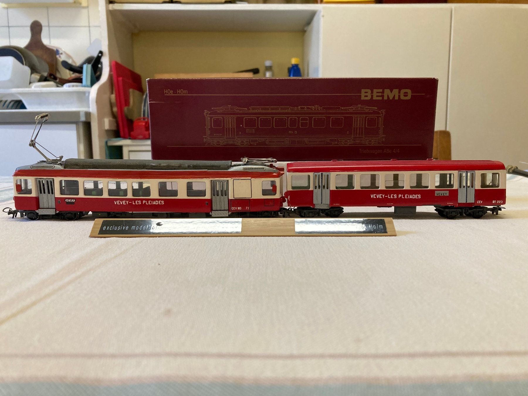 Bemo Modellini di ferrovie: Pièces originales et uniques CEV rouge – Usato da Vevey venduto da rog_9vvj 4