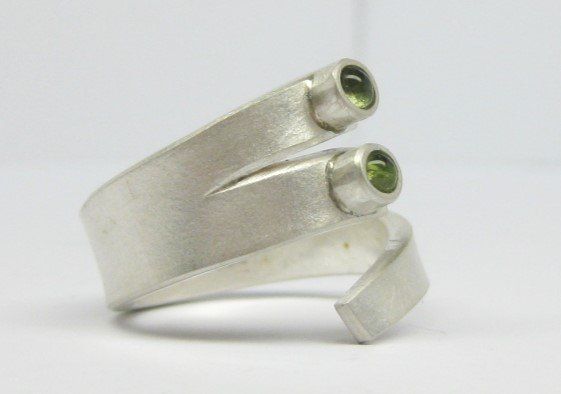 Anelli: spezieller Ring Silber 999 Einzelstück Peridot Gr. 57+ – Nuovo (secondo la descrizione) da Ermatingen venduto da Decovin 5