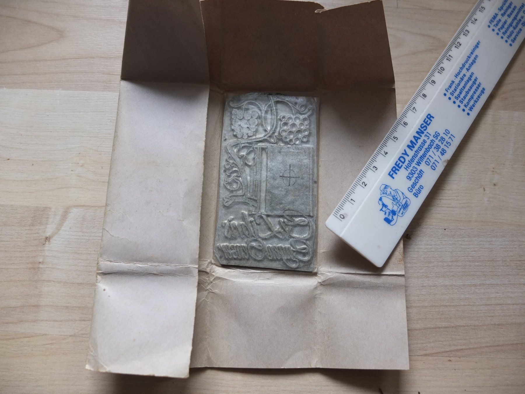 Timbri: Druckstempel Stempelplatte antik – Usato da St. Margrethen SG venduto da Profitboerse 4