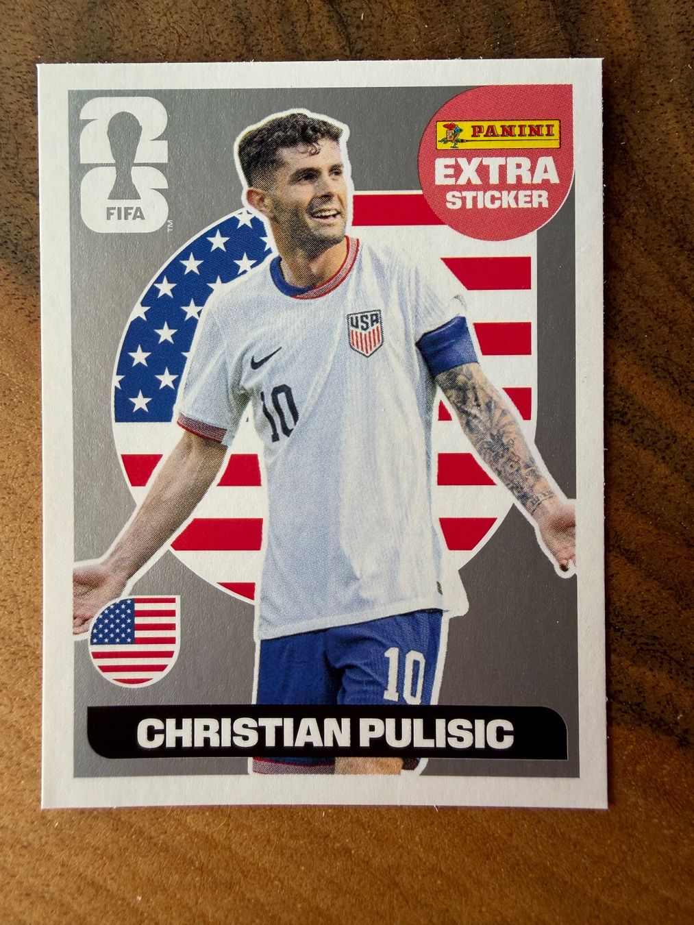 Extra Sticker Silber Panini World Cup WM 2026 Pulisic (Neu (gemäss ...