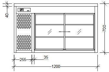 Vetrine: Kühlvitrine / Aufsatzkühlvitrine IDEAL – Nuovo (secondo la descrizione) da Urdorf venduto da cool_selector1 3