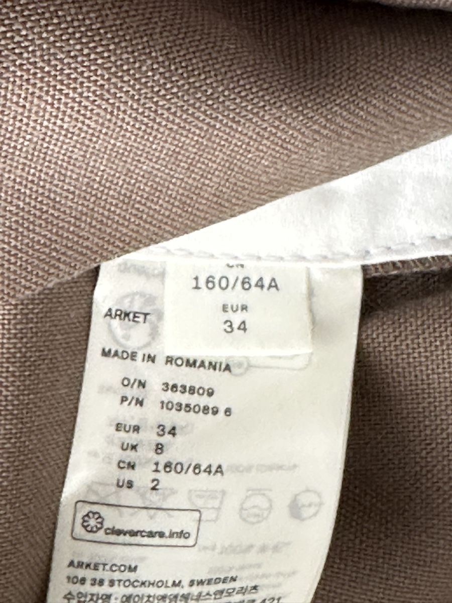 Arket Pantaloni: Arket Marzotto Stoffhose 34 – Usato da Bern venduto da Tana31 4