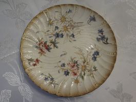 Assiette XIX e. Faïence de Sarreguemines