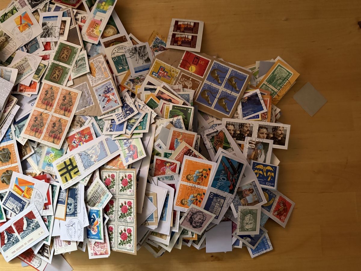Alle Briefmarken: Briefmarken auf Papier – Gebraucht aus Oberbuchsiten von Rpv 2