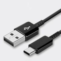 Samsung Original USB-A auf USB-C Kabel, 2M, Schwarz (NEU)