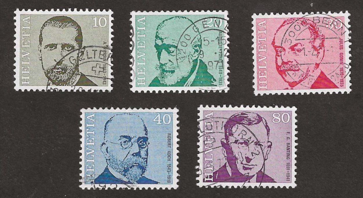 Tutti i francobolli: 1971 Z 498-502 Gebraucht – Usato da Susten venduto da lmf_98wh
