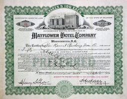 Mayflower Hotel Company, Washington - 1925