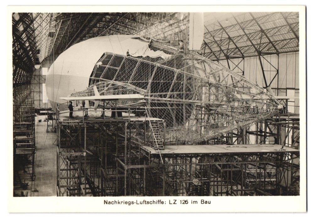 Fotografie & Manifesti: Fotografie Nachkriegs-Luftschiff Zeppeli – Usato da Berlin venduto da bartko-reher