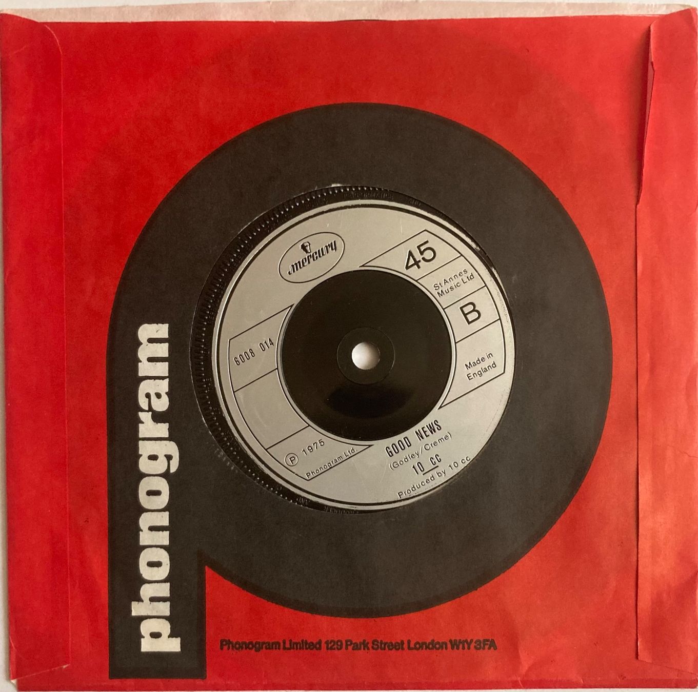 Vinyles: 10CC - I'M NOT IN LOVE – D'occasion à Poliez-Pittet par Newtown-Records 1