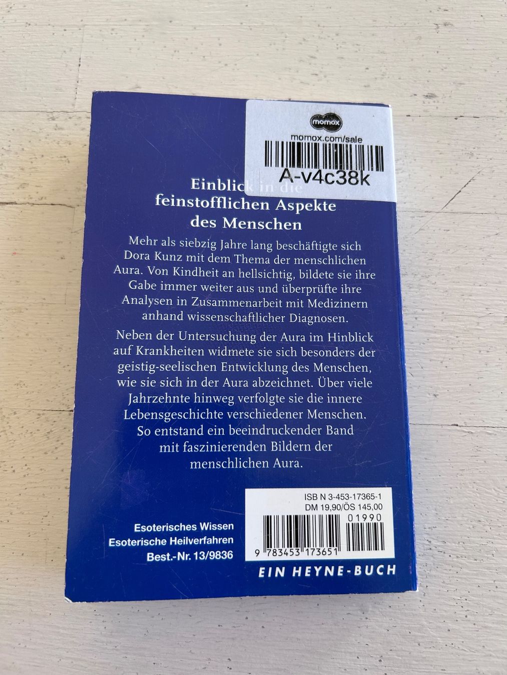 Libri: Aura-Buch – Usato da Stein am Rhein venduto da Simplex1 1