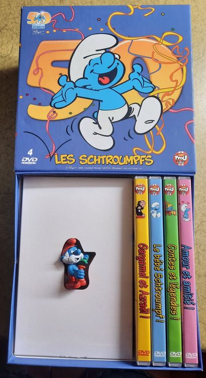 Boîte Schtroumpfs Schleich – Les 50 Ans (collection, Non Assemblé)