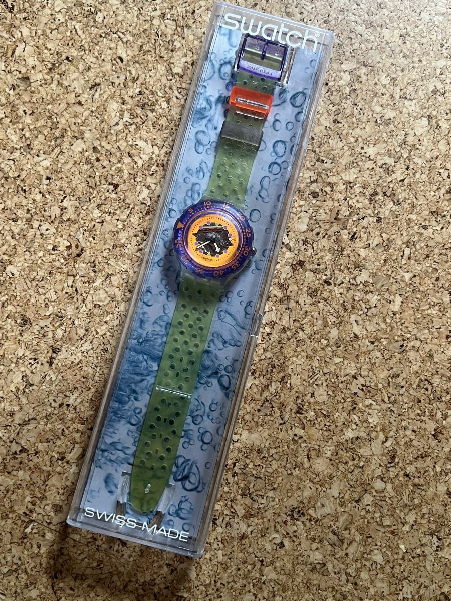 Swatch Montres: Swatch Uhr Automatik  ORANGE Scuba – D'occasion à Basel par bellespirit 8