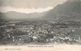 Giubiasco (TI) – Veduta panoramica verso Locarno