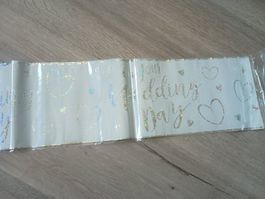 Hochzeits-Girlande "On Your Wedding Day" Banner (2.5m) – NEU