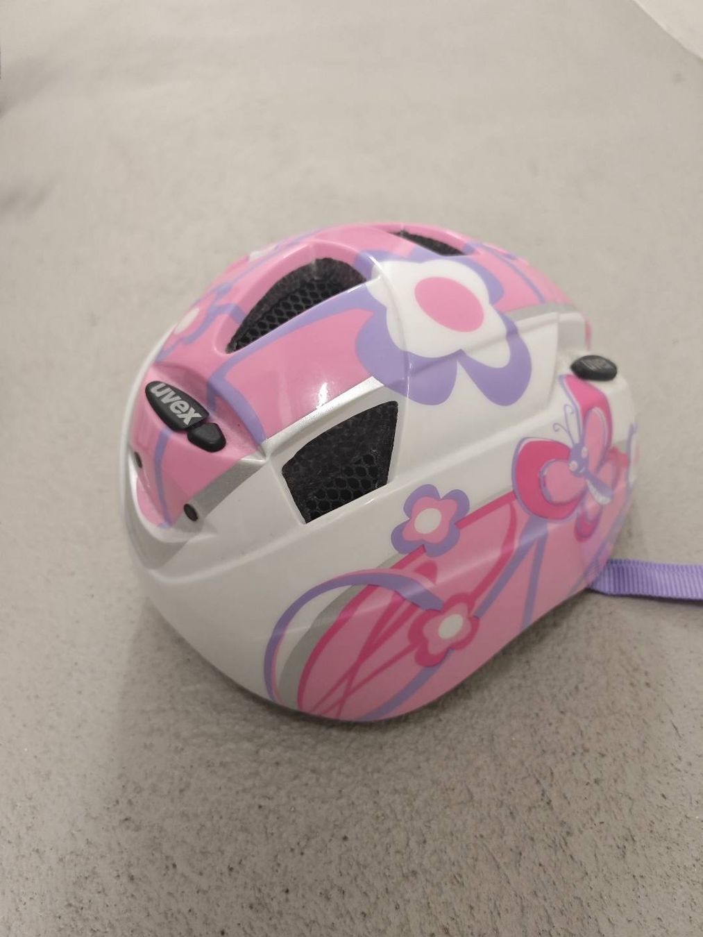 Velos: Kinderfahrrad Pink mit Helm Uvex – Gebraucht aus Dübendorf von Jianbo_CN_CH_IT 2