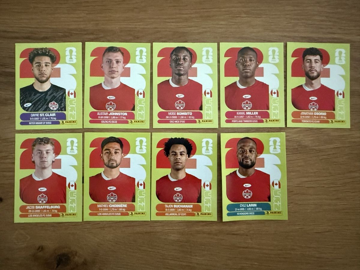 Panini Sammelbilder & Trading cards: Panini WM 2026 Set Canada – Neu (gemäss Beschreibung) aus Birsfelden von cool_beats