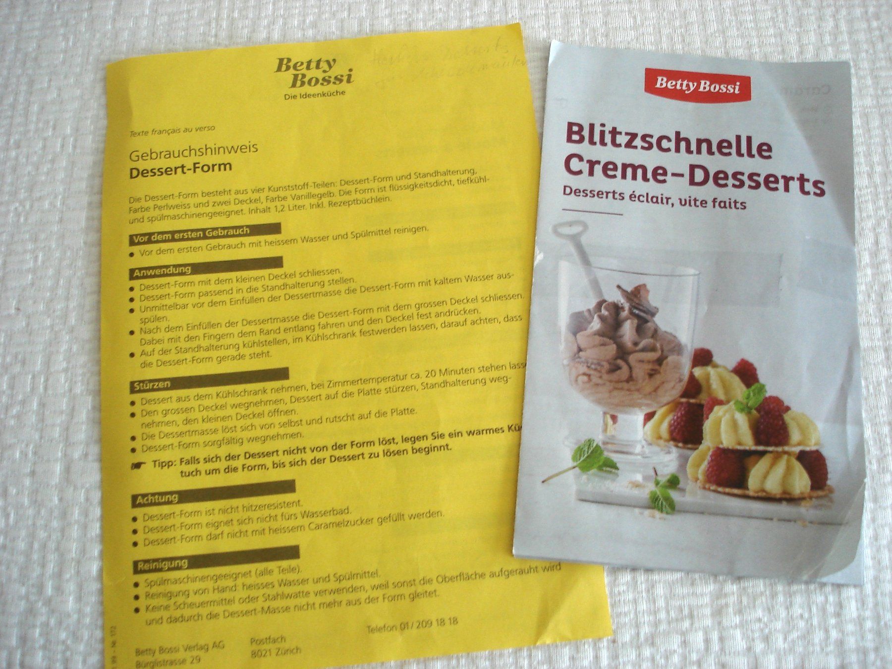 Betty Bossi Küchengeräte: Betty Bossi Dessert-Blitz – Gebraucht aus Regensdorf von anna059 1