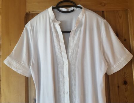 BLUSE weiss, von Wallmann, Gr.40