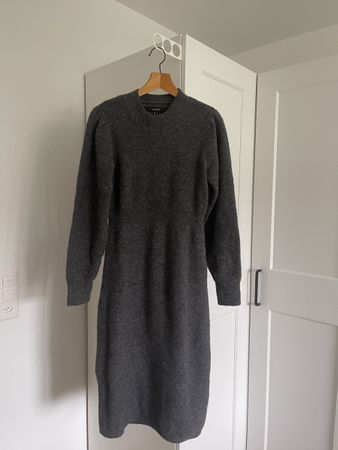 Strickkleid Vero Moda grau Langarm guter Zustand