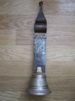 Antike Türglocke  Halterung geschmiedet