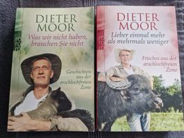 2 Bücher Dieter Moor Humor