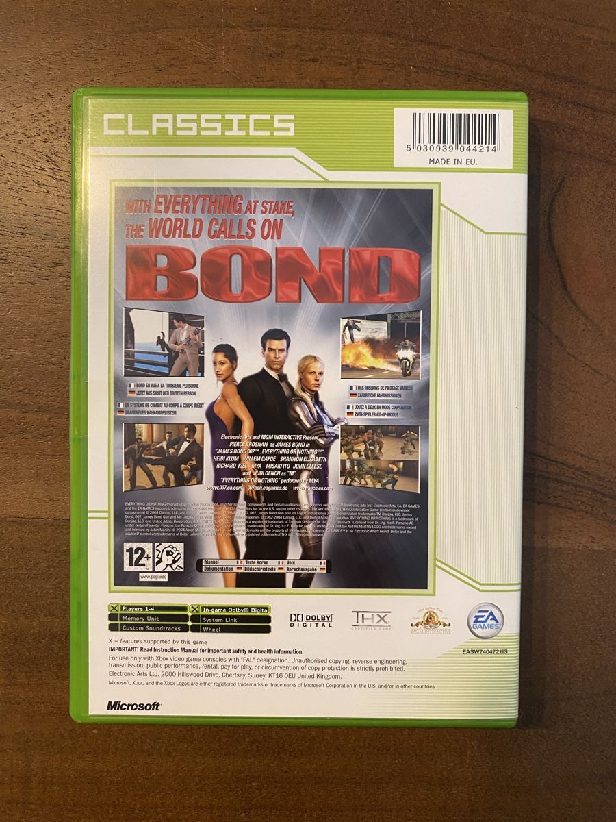 Microsoft Giochi: 007 - Everything or Nothing für Xbox (Classics) – Usato da Thunstetten venduto da Virus_33 2