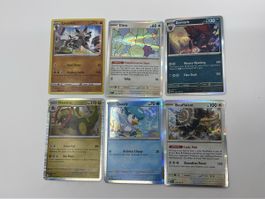 Pokémon Sammelkarten 6stk Holos Gemischt, Ditto, Zoroark...