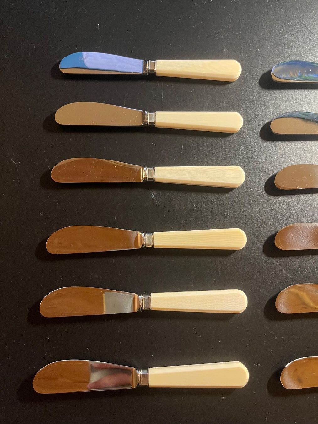 Posate: Buttermesser Elfenbein farbig – Nuovo (secondo la descrizione) da Madiswil venduto da nofox222 4