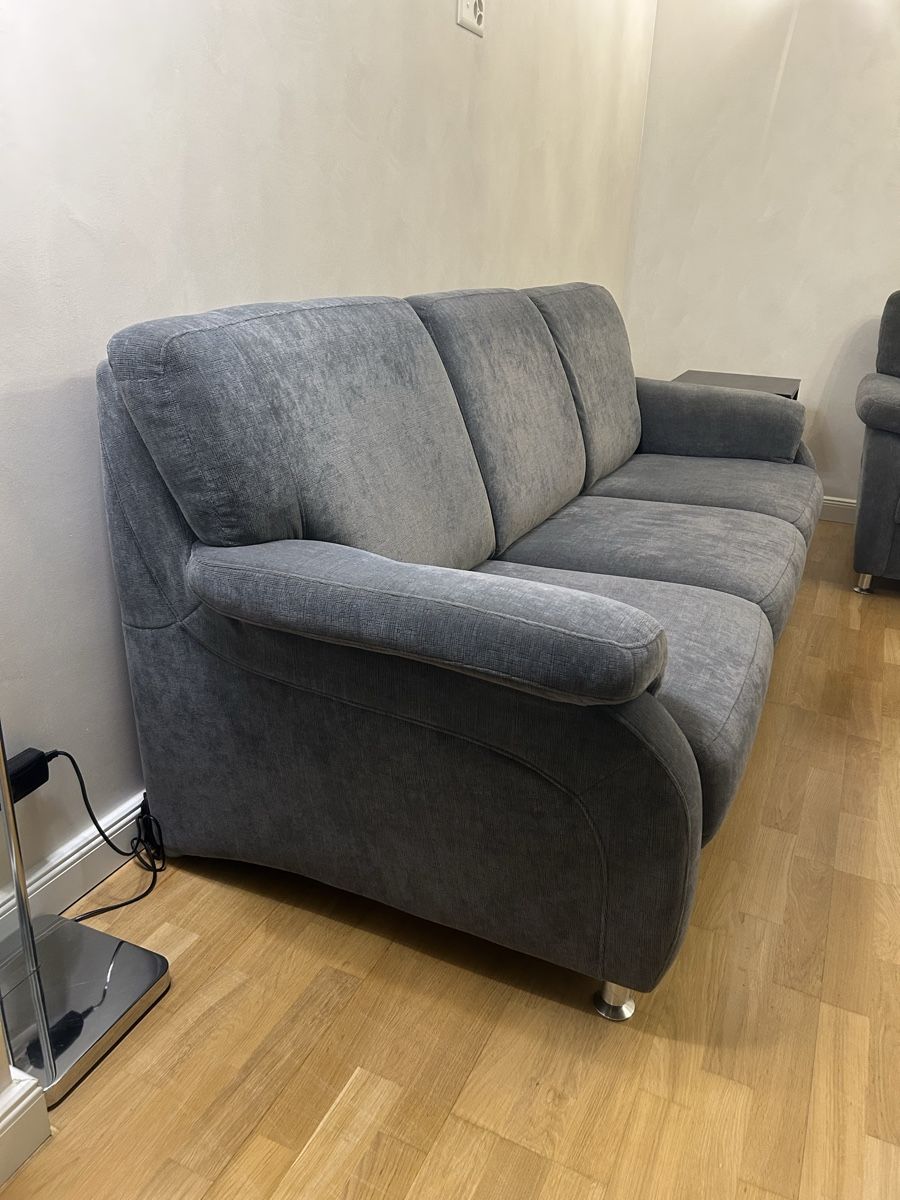Divani: Pannesamt Stoff Sofa 3+2er – Usato da Uster venduto da Touareg310PS 2