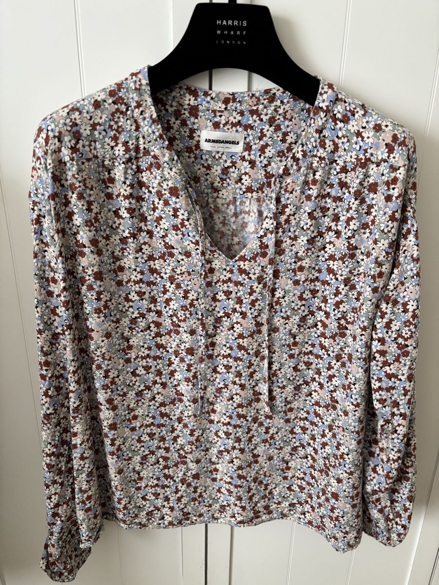 Armedangels Camicette: Armedangels Bluse, Gr. 36, Blumenmuster, Herbst Must Have! – Nuovo (secondo la descrizione) da Kirchdorf AG venduto da Galathea01