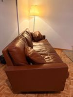 Ledersofa braun 3-Sitzer sehr gut erhalten