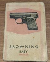 Browning Baby Pistolen Anleitung mit Ersatzteilliste Zust...