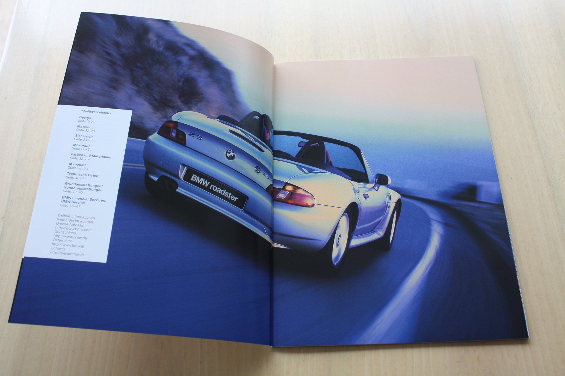 BMW Dokumente: BMW Z3 Roadster Prospekt 1999 – Gebraucht aus Wikon von erwin400 1