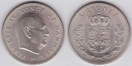 5 Kronen Dänemark 1960