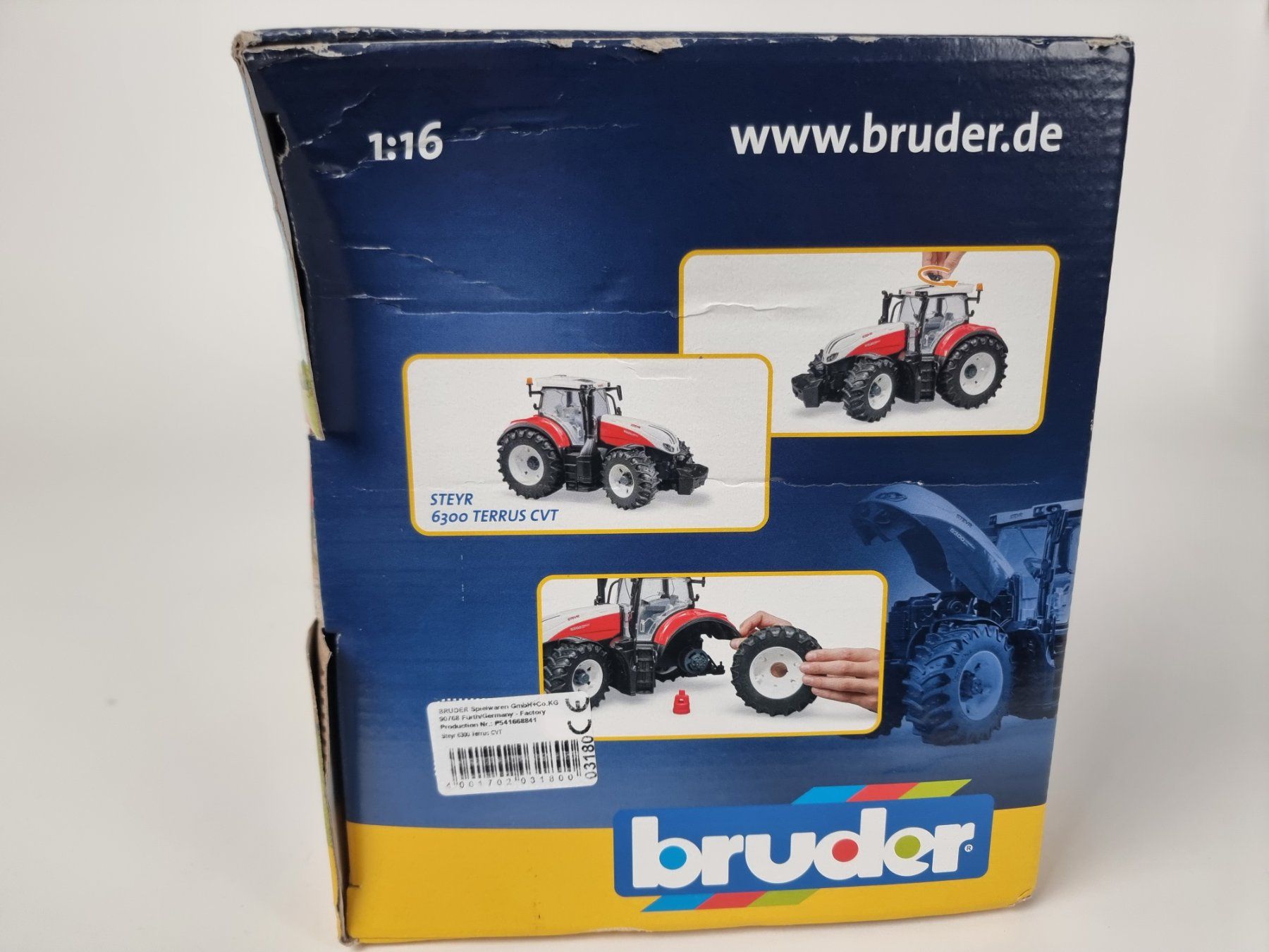 Bruder Giocattoli: Bruder Traktor Steyr 6300 – Usato da Urtenen-Schönbühl venduto da Restwert_Schoenbuehl 6