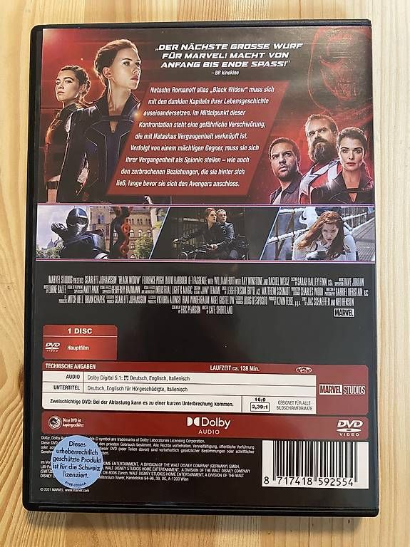 Tutti i DVDs: DVD Marvel, Black Widow – Usato da Herisau venduto da Flips0463 1