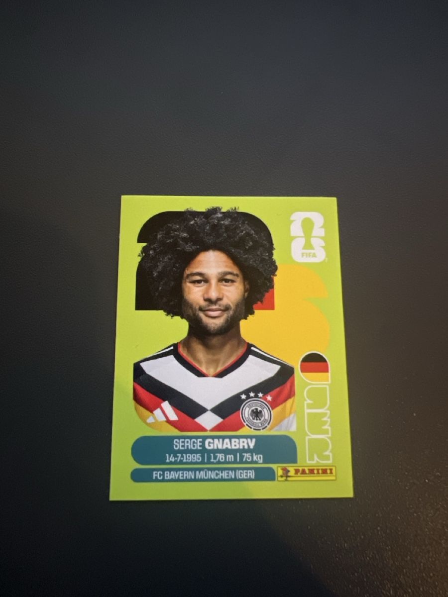 Panini Carte collezionabili: Serge Gnabry GER 16 Panini WM 2026 – Nuovo (secondo la descrizione) da Möhlin venduto da fl433