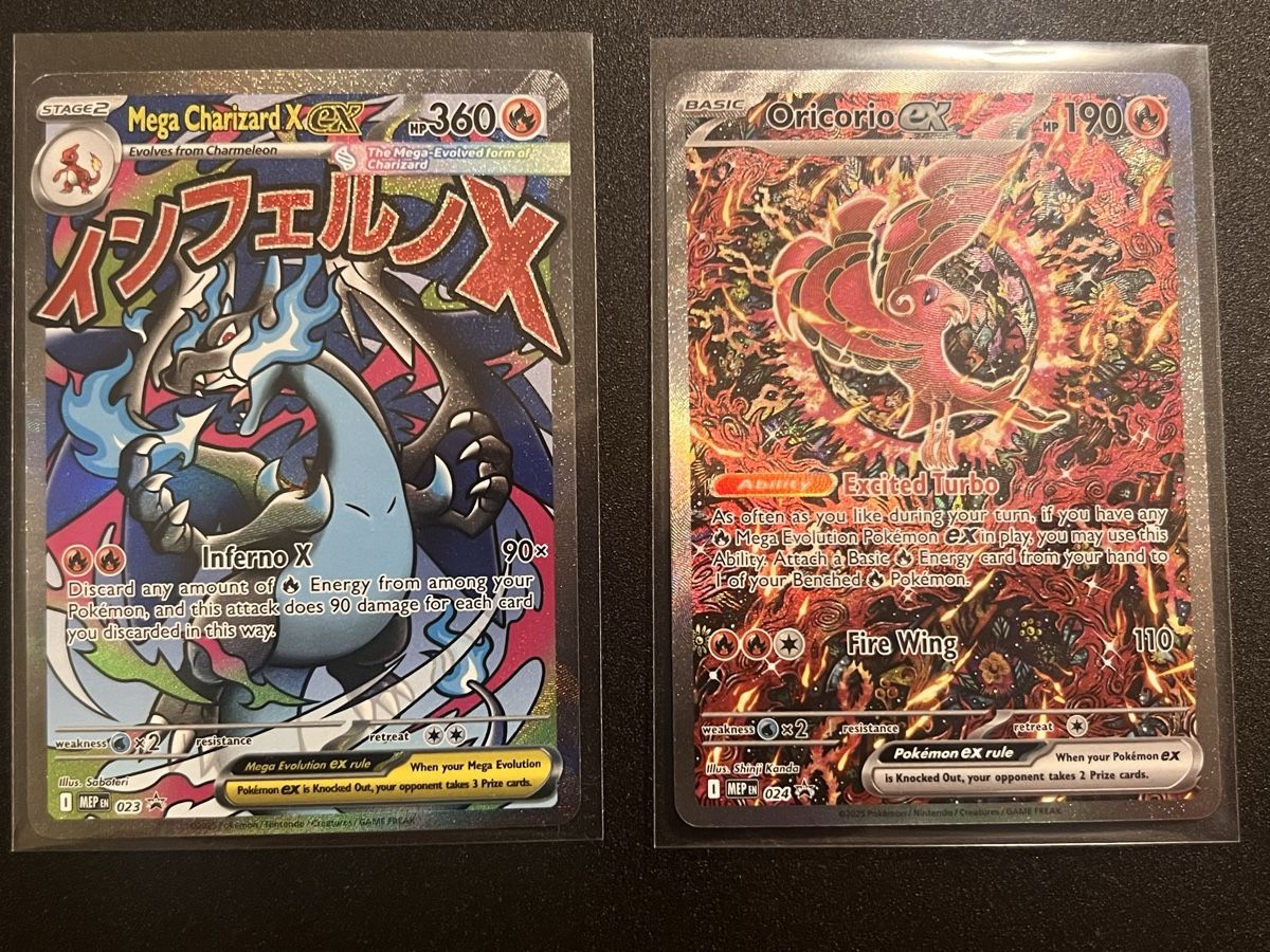 Pokémon Sammelbilder & Trading cards: Mega Charizard X - Oricorio - UPC Promos - EN  – Gebraucht aus Stallikon von clemzou